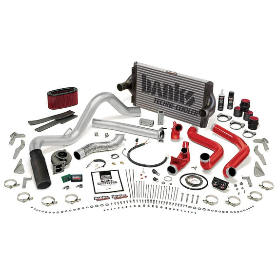 Banks Power 94-95.5 Ford 7.3L Man PowerPack System - SS Single Exhaust w/ Black Tip 48556-B