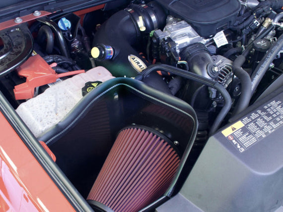 Airaid 11-12 GM 2500/3500 Duramax 6.6L Diesel MXP Intake System w/ Tube (Dry / Red Media) 201-281