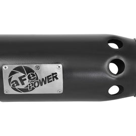 aFe Power Intercooled Tip Stainless Steel - Black 4in In x 5in Out x 12in L Clamp-On 49T40502-B121