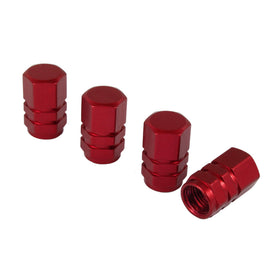 Xtune Tires Valve Stem Cap 4pcs Red ACC-VC01-RD 9933363