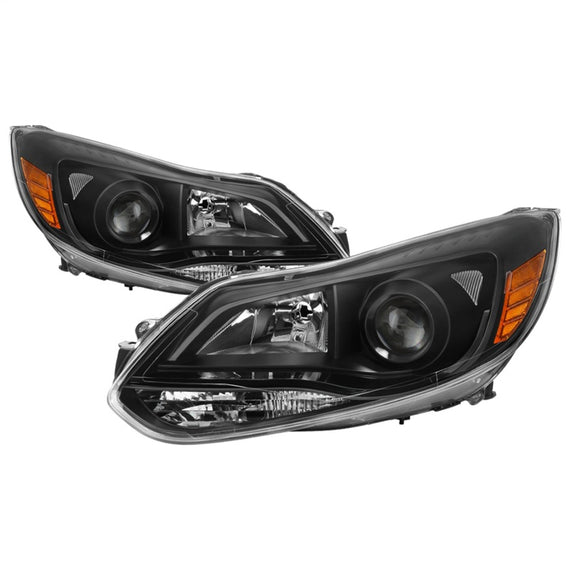 xTune 12-14 Ford Focus Projector Halogen Headlights - Black (PRO-JH-FFO12-AM-BK) 9042171