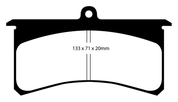 EBC Brakes Yellowstuff Performance Brake Pads DP4007R