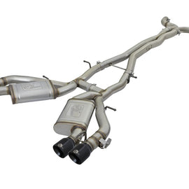 aFe MACHForce XP 3in 304 SS Cat-Back Dual Exhaust w/ Black Tips 16-17 Chevy Camaro SS V8-6.2L 49-34069-B