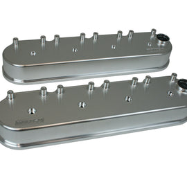 Moroso GM LS Valve Cover (w/AEM/Holley/Other Smart Coils) - Tall - Billet Aluminum - Pair 68476