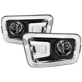 Spyder 16-18 Nissan Titan (w/o Auto Headlight) OEM Style Fog Lights w/Switch - Clear (FL-NT16-C) 9043307