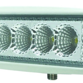 Hella Value Fit Mini Flush Mount 7.7in - 18W White Housing Flood Beam LED Light Bar 357203051
