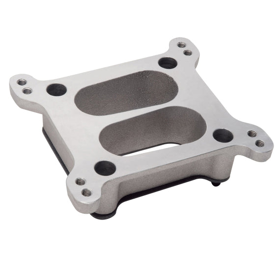 Edelbrock Carb Adapter Allows Rochester 4 Jet to Square-Bore Fit 1106