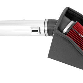 Spectre 11-14 Ford F150 V8-5.0L F/I Air Intake Kit - Polished w/Red Filter 9976