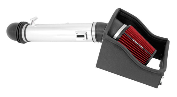 Spectre 11-14 Ford F150 V8-5.0L F/I Air Intake Kit - Polished w/Red Filter 9976