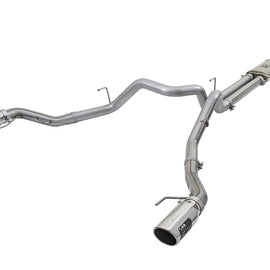 aFe MACHForce XP Exhaust Cat-Back SS-409 2017 Ford F-150 Raptor V6-3.5L (tt) w/ Polished Tips 49-43045-P