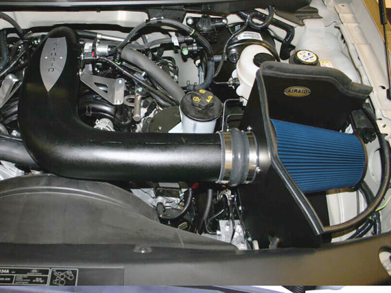 Airaid 04-08 Ford F-150 5.4L (24v Triton) CAD Intake System w/ Tube (Dry / Blue Media) 403-140-2