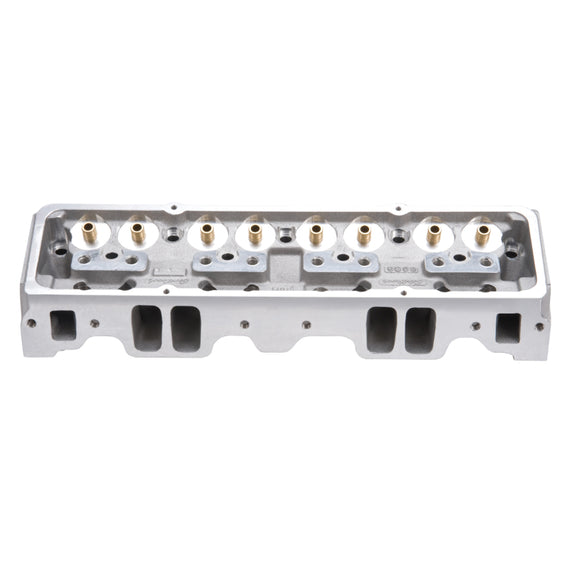 Edelbrock Cylinder Head SBC NHRA Legal 64cc Angled Plug Bare Single 60947