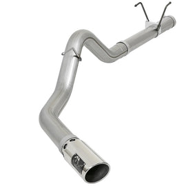 aFe LARGE BORE HD 4in 409-SS DPF-Back Exhaust w/Polished Tip 07.5-12 Dodge Diesel Trucks L6-6.7L(td) 49-42006-P