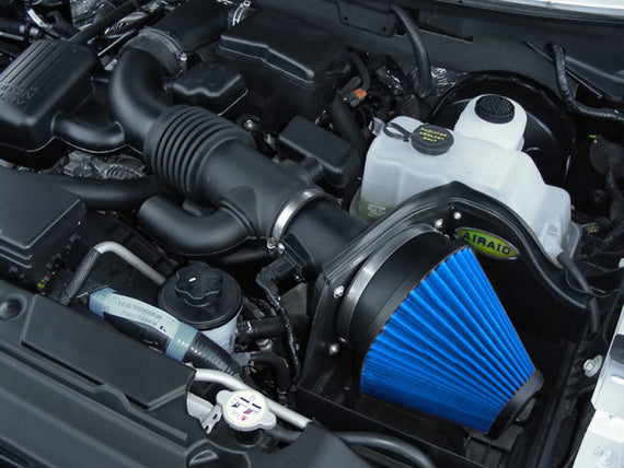 Airaid 08-10 Ford F-250/350 5.4L V8/6.8L V10 CAD Intake System w/o Tube (Dry / Blue Media) 403-226