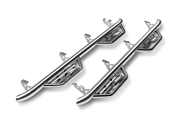 N-Fab Podium SS 17-18 Ford F-250/F-350 Super Duty SuperCab - Polished Stainless - Cab Length - 3in HPF1777QC-SS