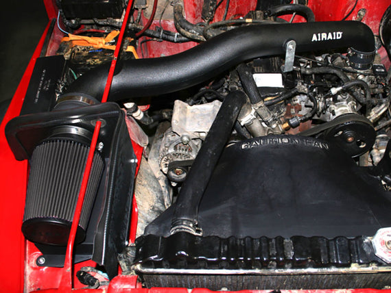 Airaid 97-02 Jeep Wrangler 2.5L CAD Intake System w/ Tube (Dry / Black Media) 312-164