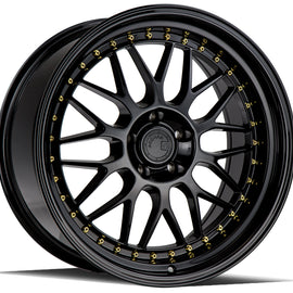 Aodhan AH02 19x9.5 5x114.3 22.0 73.1 Gloss Black ( Gold Rivet) Wheel/Rim AH021995511422GB