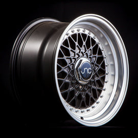 JNC 004 Matte Black Machined Lip 18x9.5 5x100/5x114.3 +25 Wheel/Rim 29350665257037