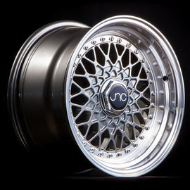JNC 004 Gunmetal Machined Lip 18x9.5 4x100/4x114.3 +25 Wheel/Rim 21091639001165