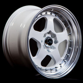 JNC 010 White Machined Lip 18x10 5x120 +et30 cb.72.6 Wheel/Rim 1043372408857