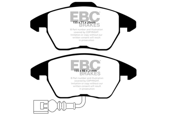 EBC Redstuff Brake Pad Sets- DP31945C DP31945C