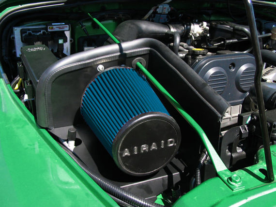 Airaid 03-06 Jeep Wrangler 2.4L CAD Intake System w/ Tube (Dry / Blue Media) 313-137