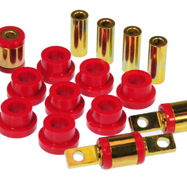 Prothane 88-95 Honda Civic Rear Upper/Lower Control Arm Bushings - Red 8-305