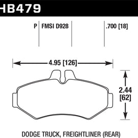 Hawk Super Duty Street Brake Pads HB479P.700