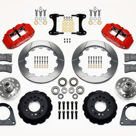 Wilwood Narrow Superlite 6R Front Hub Kit 12.88in Red TCI-IFS 71-78 (Pinto Based) 140-13224-R