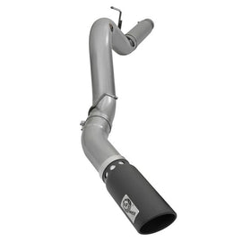 aFe LARGE Bore HD 5in Exhausts DPF-Back SS w/ Black Tips 16-17 GM Diesel Truck V8-6.6L (td) LML/L5P 49-44081-B