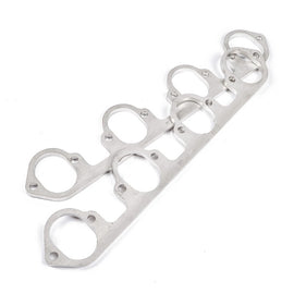 Stainless Works Big Block Ford Flat Tall Oval Port Header 304SS Exhaust Flanges 2-1/4in Primaries HFBBF1225