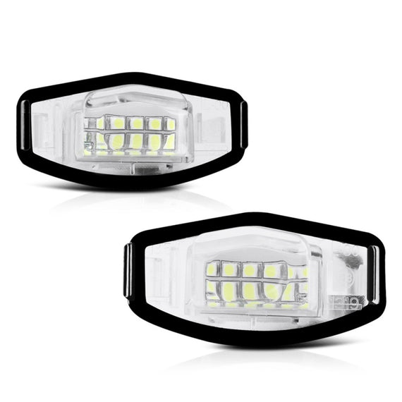 xTune 01-15 Honda Civic LED License Plate Bulb Assembly White 5500K LAC-LP-HA03 - Pair 9044991