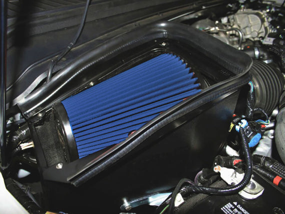Airaid 08-10 Ford F-250/350 6.4L Power Stroke DSL MXP Intake System w/o Tube (Dry / Blue Media) 403-214-1