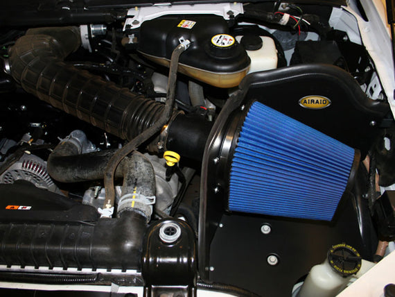 Airaid 05-07 Ford F-250/350 6.8L V-10 CAD Intake System w/o Tube (Dry / Blue Media) 403-203