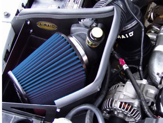 Airaid 04-07 Dodge Cummins 5.9L DSL 600 Series CAD Intake System w/ Tube (Dry / Blue Media) 303-159