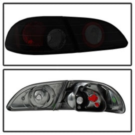 Spyder Toyota Corolla 98-02 Euro Tail Lights Black Smoke ALT-YD-TC98-BSM 5084323