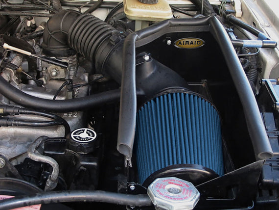 Airaid 91-01 Jeep Cherokee XJ 4.0L CAD Intake System w/o Tube (Dry / Blue Media) 313-136