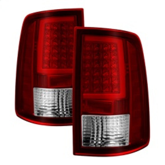 xTune Dodge Ram 1500 09-16 LED Tail Lights Incandescent Model Only - Red Clear ALT-ON-DR09-LBLED-RC 5082213