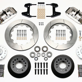 Wilwood Narrow Superlite 6R Front Hub Kit 14.00in Polished 74-80 Pinto/Mustang II Disc Spindle only 140-9802-P