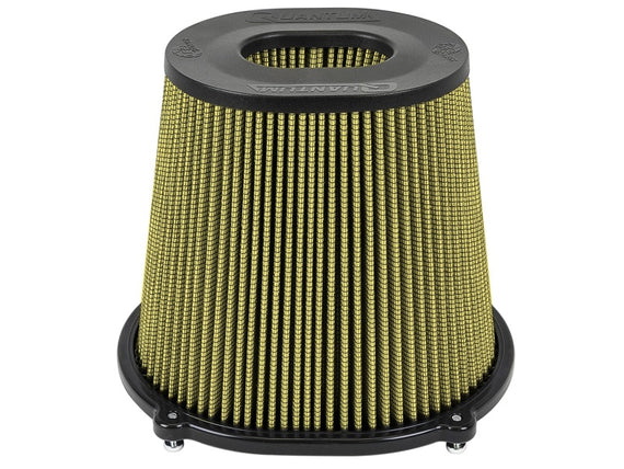 aFe Quantum Pro-Guard 7 Air Filter Inverted Top - 5in Flange x 8in Height - Oiled PG7 72-91132