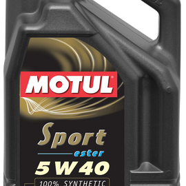 Motul 5L Synthetic Engine Oil Sport 5W40 105700