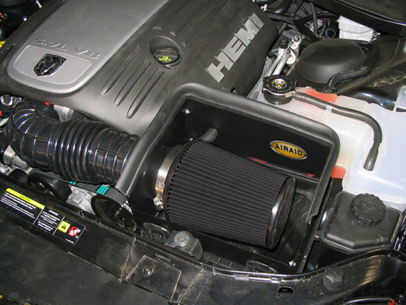 Airaid 05-08 Dodge Magnum/Chrysler 300C 5.7L Hemi CAD Intake System w/o Tube (Dry / Black Media) 352-160