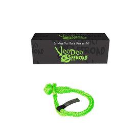 1/2 inch x 8" Green Soft Shackles by VooDoo Offroad 1500001 1500001A