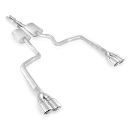 Stainless Works 2008-14 Challenger 3in Catback X-Pipe Chambered Mufflers 3-1/2in Tips HM64CB-C