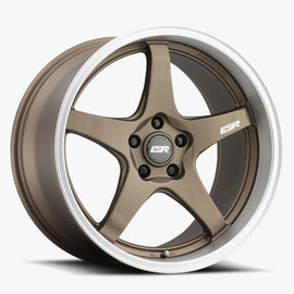 ESR 18X10.5 5X120.6 (CUSTOM DRILL) +22 72.56 MATTE BRONZE MACHINE LIP APX5 80551422 APX5MBRNZ-ML 5X120.6