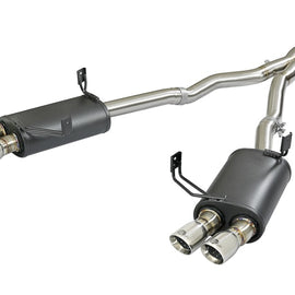 aFe MACH Force-Xp 2-1/2in 304 SS Cat-Back Exhaust w/Polished Tips 05-08 BMW Z4 M Coupe (E86) L6 3.2L 49-36339-P