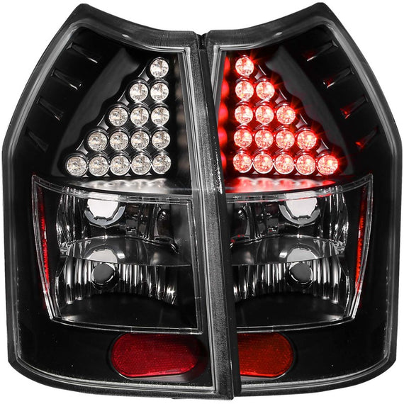 ANZO 2005-2008 Dodge Magnum LED Taillights Black 321017