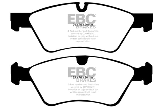 EBC 07-09 Mercedes-Benz R-Class R320 3.0 TD Greenstuff Front Brake Pads DP21592