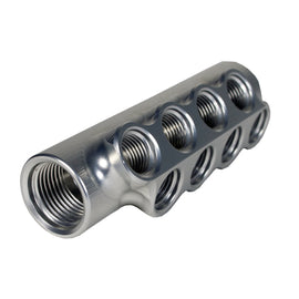 Aeromotive Fuel Distribution Log (10-Ports) (2) -10 AN/(8) -6 AN 14602