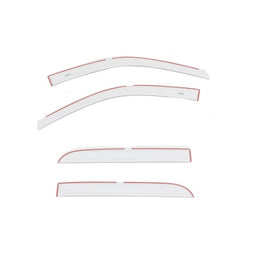 AVS 16-18 Dodge RAM 1500 Crew Cab Ventvisor Color Match Window Deflectors 4pc - Bright White CC 994004-PW7